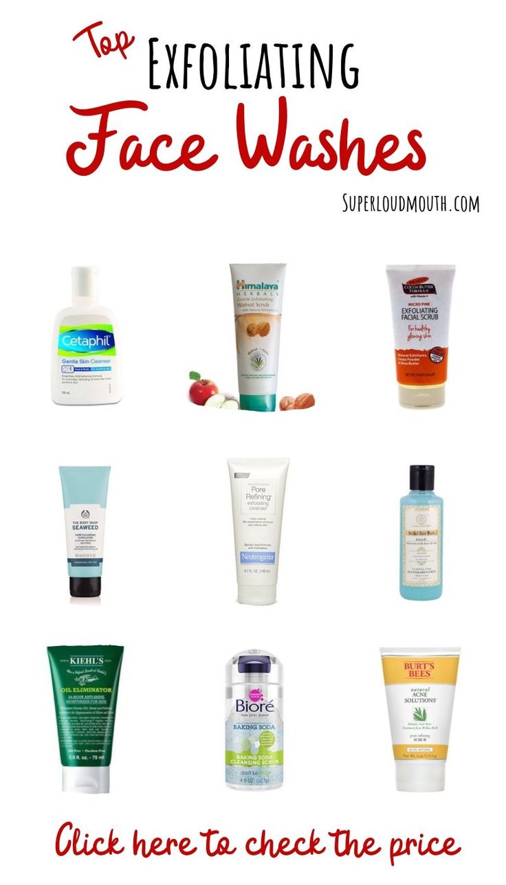Top Exfoliating Face Washes